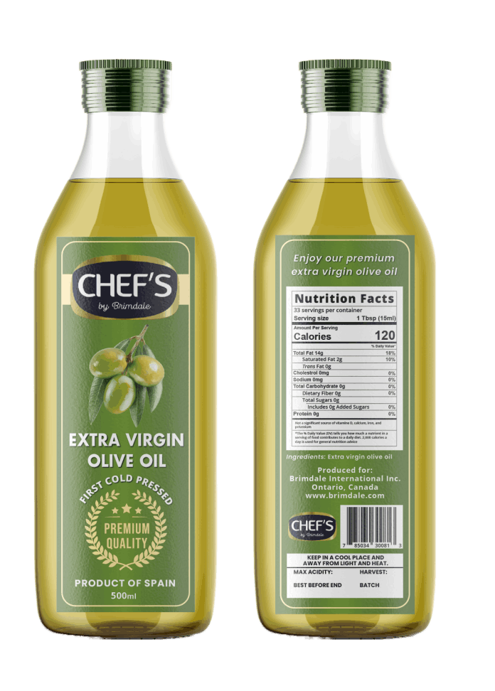 Chef's by Brimdale Extra Virgin Olive Oil